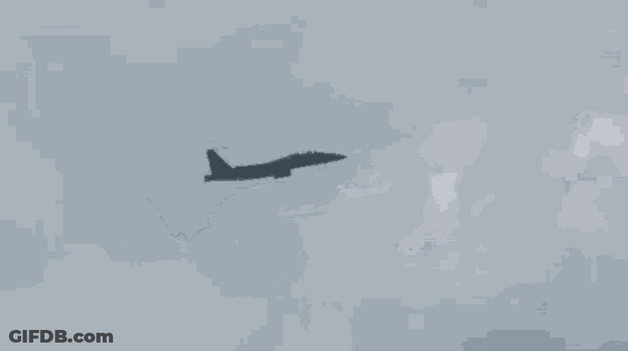 Cool Airforce Airplane GIF