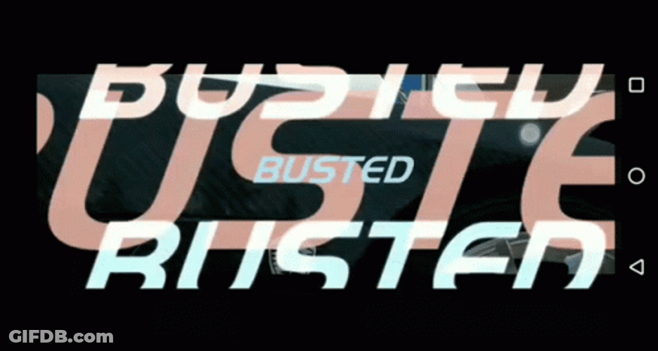 Cool Animation Busted GIF