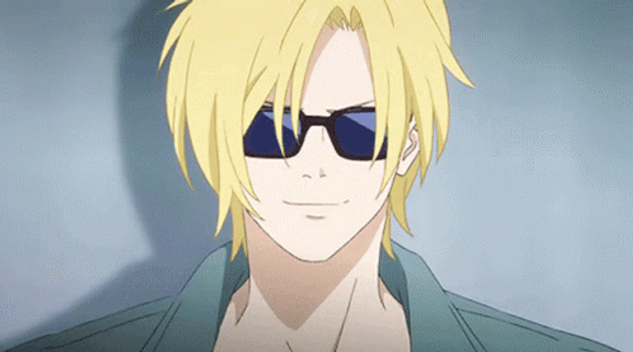 Cool Anime Ash Lynx Banana Fish GIF