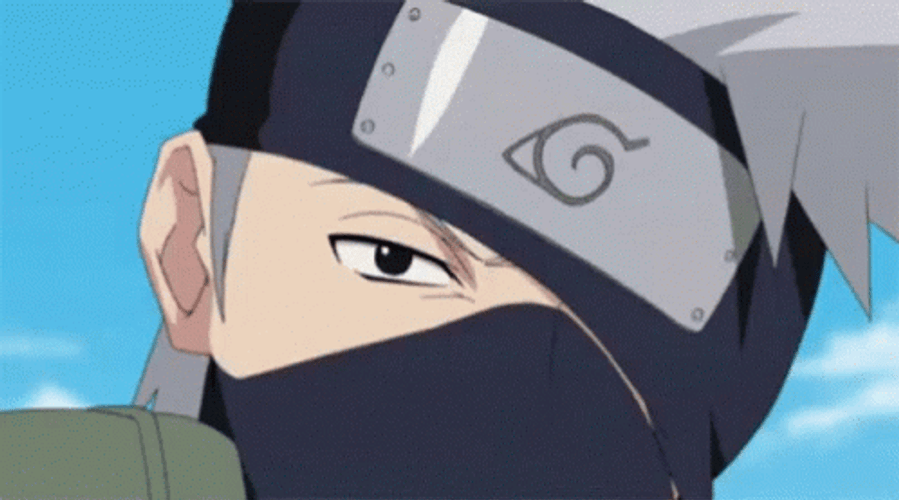 Cool Anime Kakashi Hatake Thumbs Up GIF