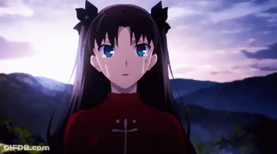 Cool Anime Rin Tohsaka Thumbs Up GIF