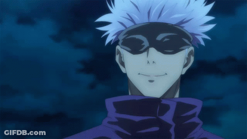 Cool Anime Satoru Gojo Jujutsu Kaisen GIF