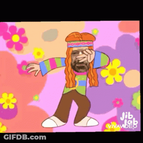 Cool Beans Dance Groove Flower Art GIF