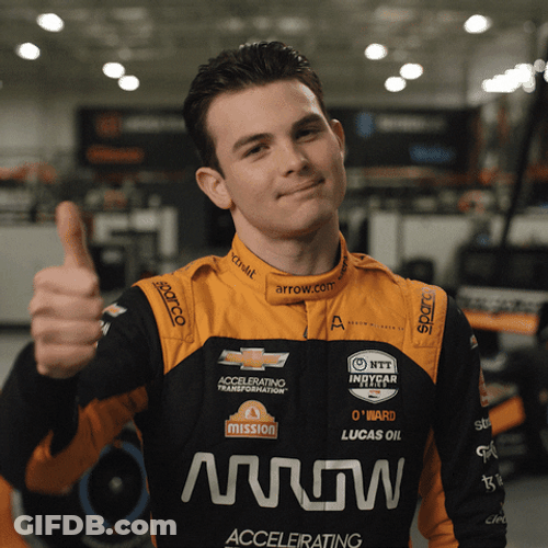 Cool Beans Indy Car Reaction GIF