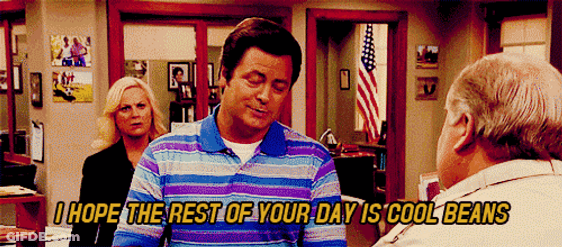 Cool Beans Ron Swanson GIF