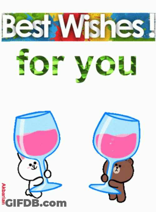 Cool Bears Best Wishes For You GIF