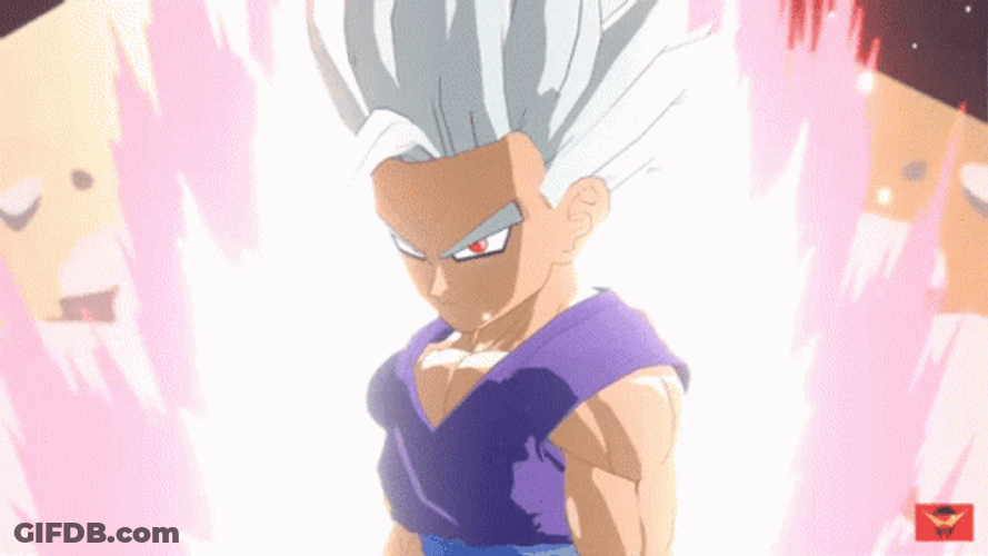 Cool Beast Gohan Transform Red Lightning GIF