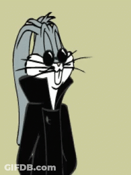 Cool Bugs Bunny Eyebrow Raised GIF