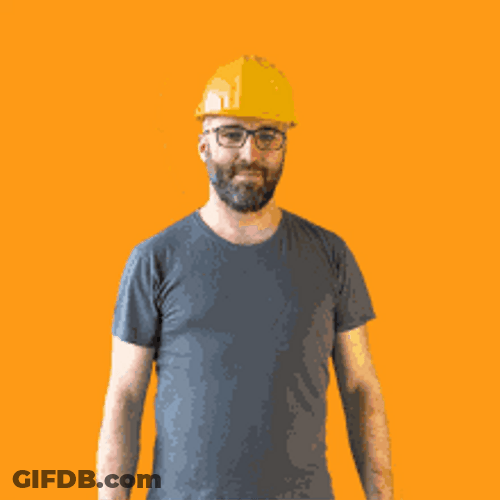 Cool Carpenter Guy Showing A Drill GIF