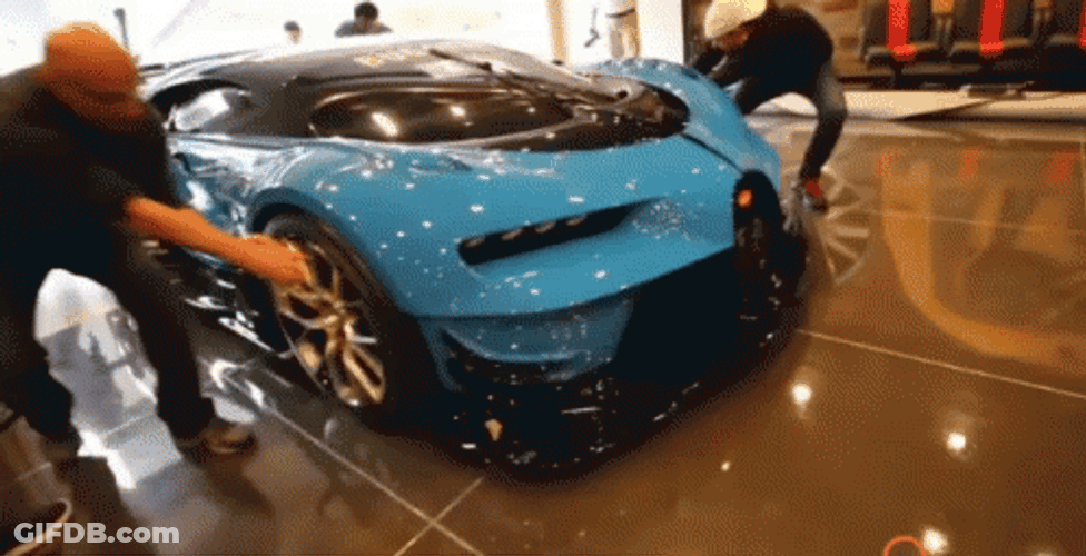 Cool Cars Bugatti Vision GIF