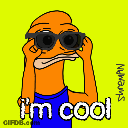 Cool Cartoon Saying Im Cool GIF