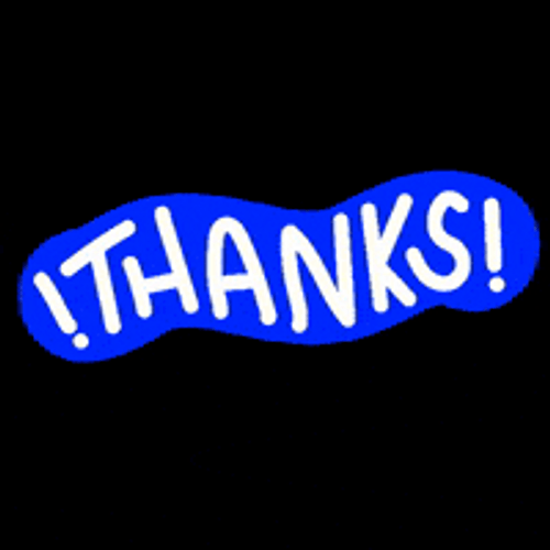 Cool Colorful Thanks GIF