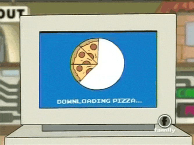 Cool Computer Pizza Download GIF
