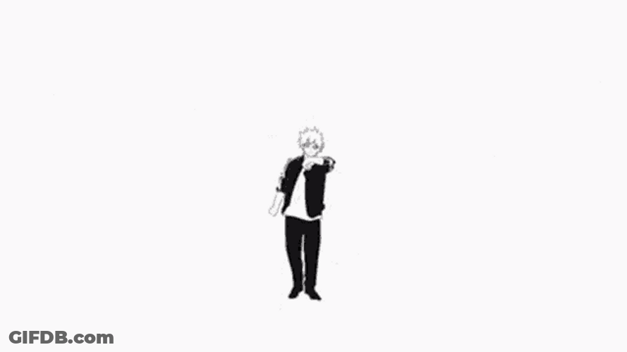 Cool Dancing Bakugou GIF