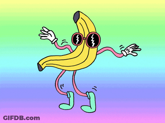 Cool Dancing Banana Cat Meme GIF