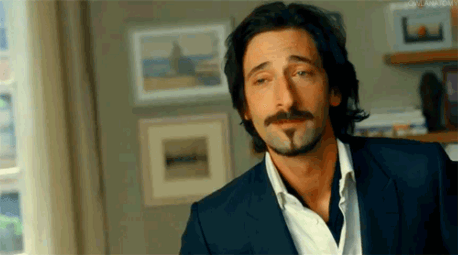 Cool Dashing Adrien Brody GIF