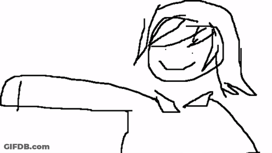 Cool Drawing Doing Hello Wave GIF