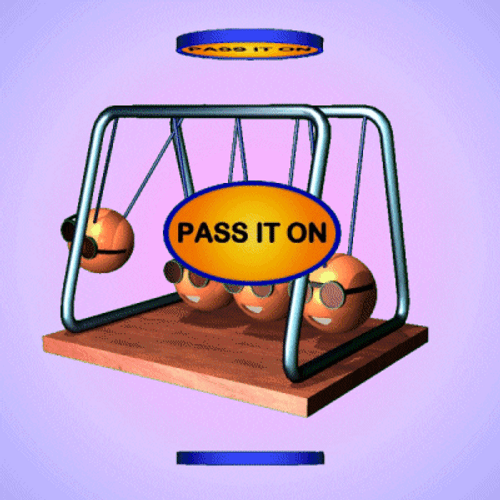 Cool Emojis As Newton Pendulum GIF