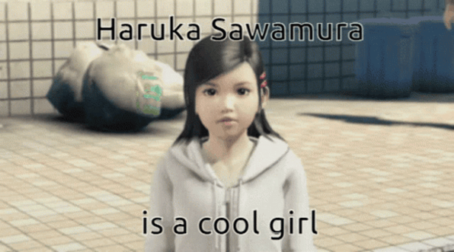Cool Girl Haruka Sawamura Yakuza GIF
