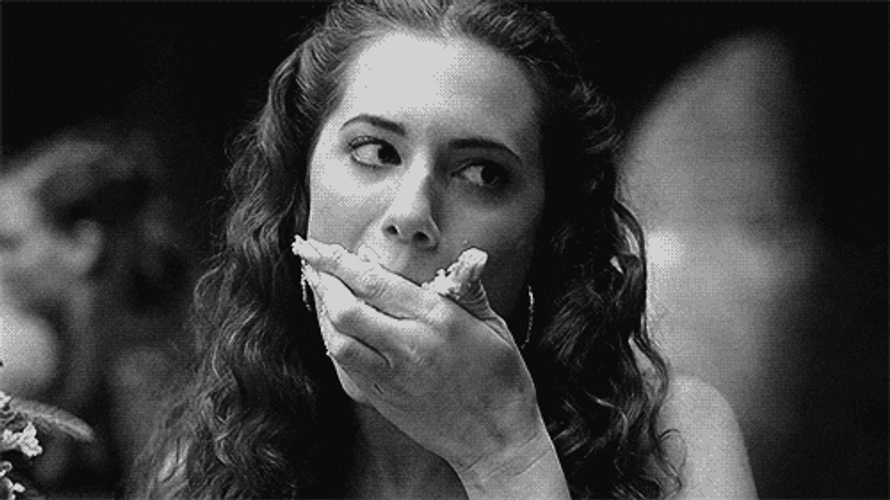 Cool Girl Marnie Michaels Eating GIF