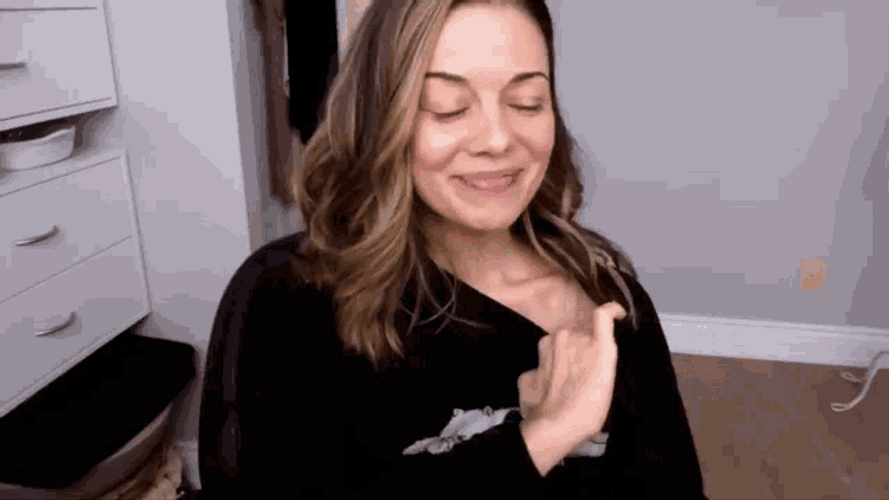 Cool Girl Vaccine Jab On Shoulder GIF