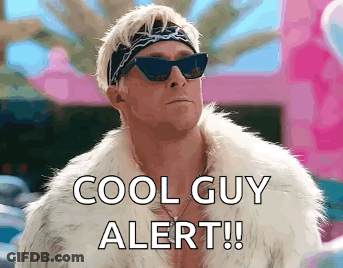 Cool Guy Alert Sunglasses Fur Coat GIF