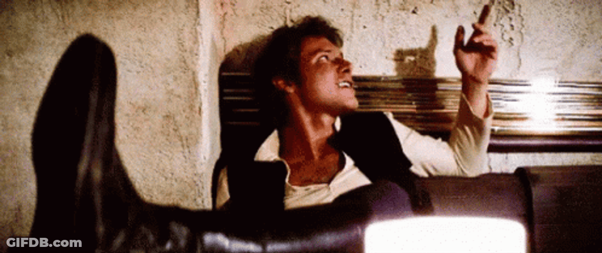 Cool Han Solo Chilling GIF