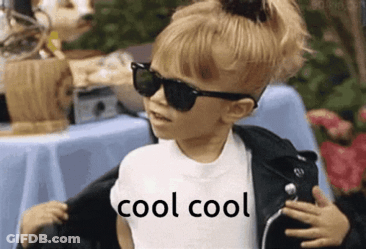 Cool Kid Michelle Tanner GIF