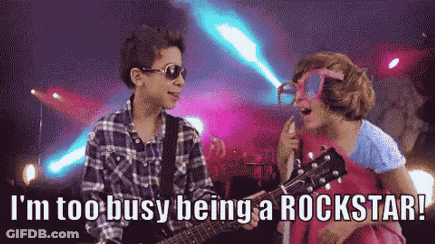 Cool Kids Being A Rockstar GIF