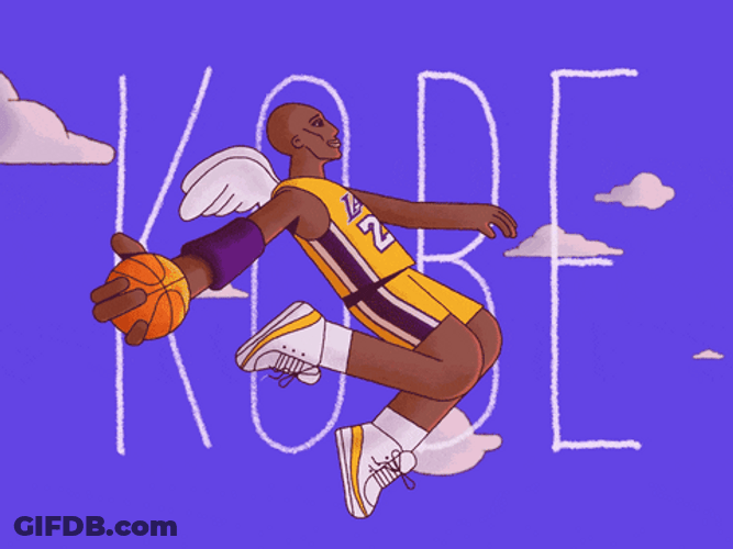 Cool Kobe Bryant Animation GIF