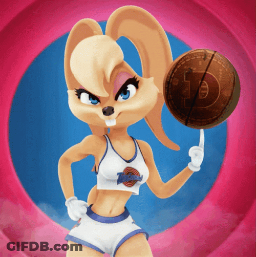 Cool Lola Bunny Basketball Smoke GIF