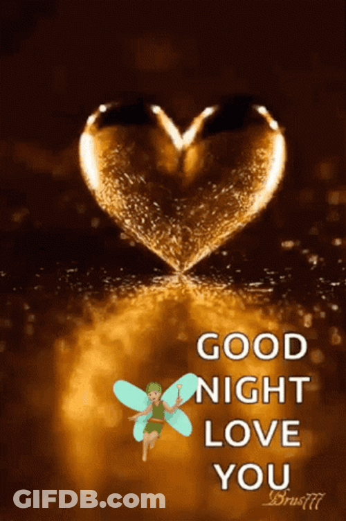 Cool Love Good Night Greeting GIF