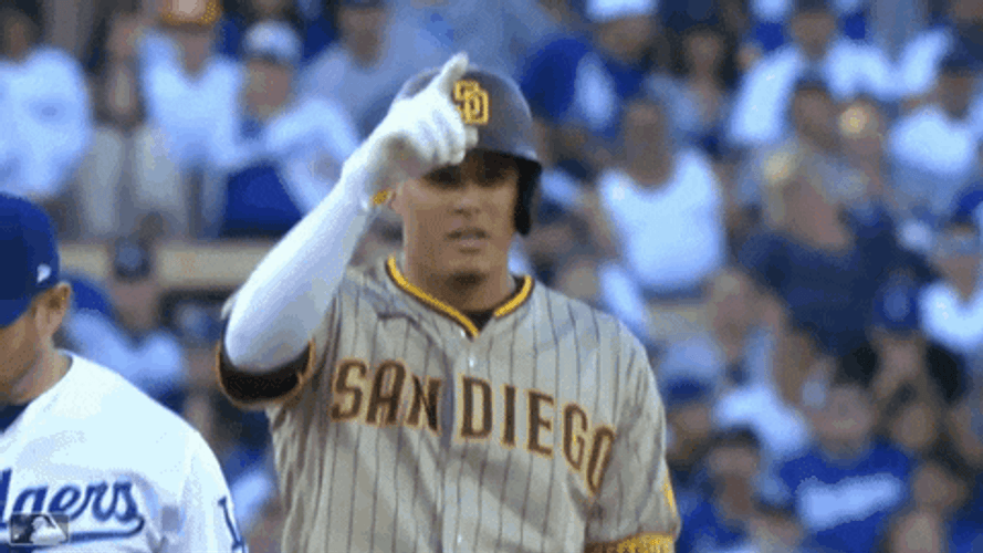 Cool Manny Machado Hand Gesture GIF