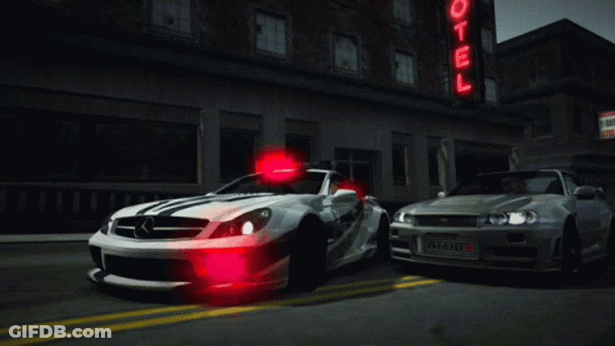 Cool Mazda Police Car GIF