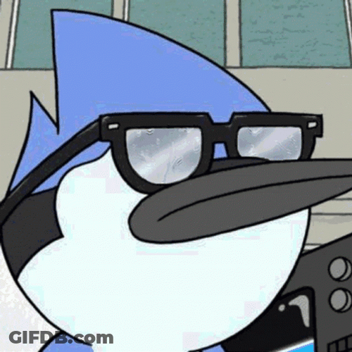 Cool Mordecai Regular Show GIF