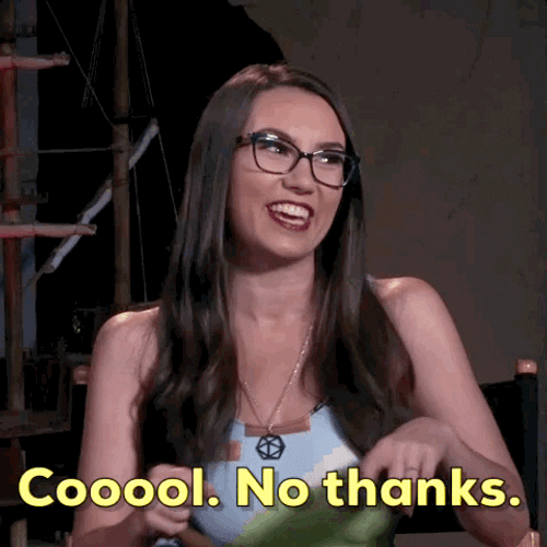 Cool No Thanks GIF