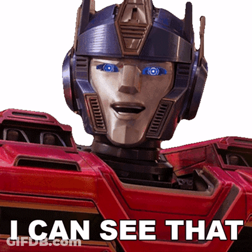 Cool Optimus Prime Talking GIF