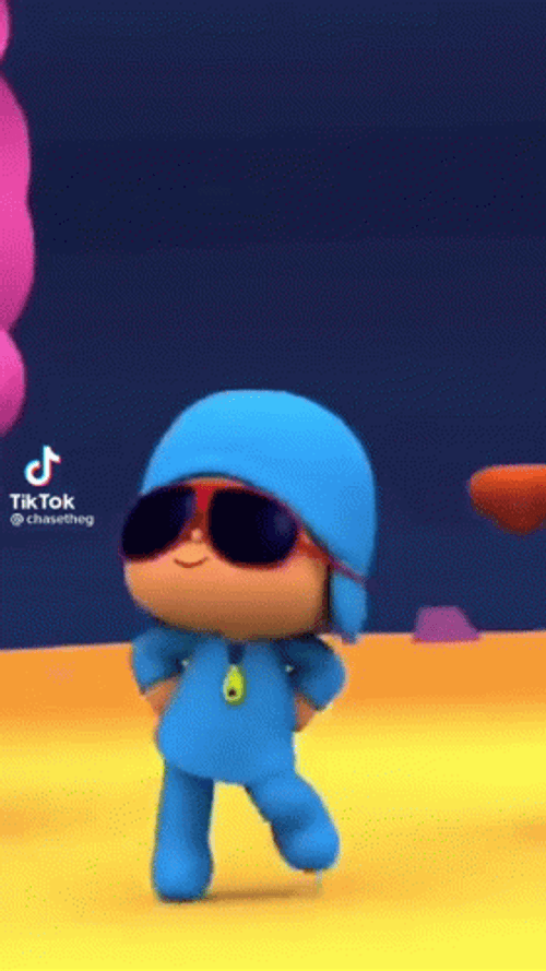 Cool Pocoyo Swaying Dance GIF
