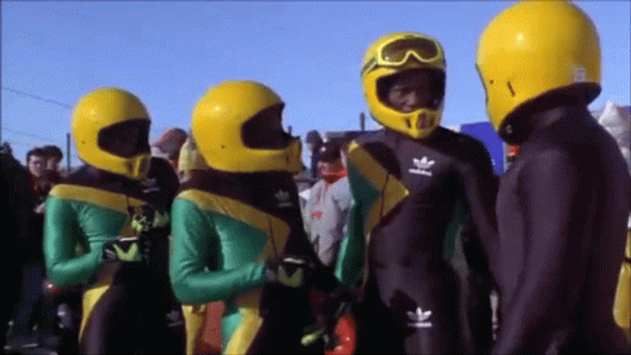 Cool Runnings Bobsleigh Athletes Talking GIF