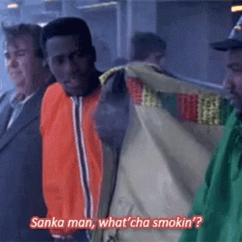 Cool Runnings Junior Bevil Asking Sanka GIF