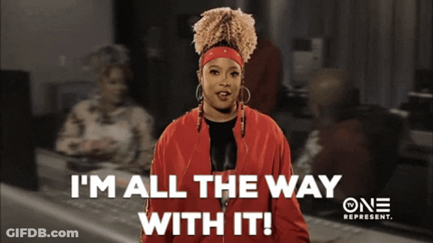 Cool Sassy Hip Hop Girl Birdman Hand Rub GIF