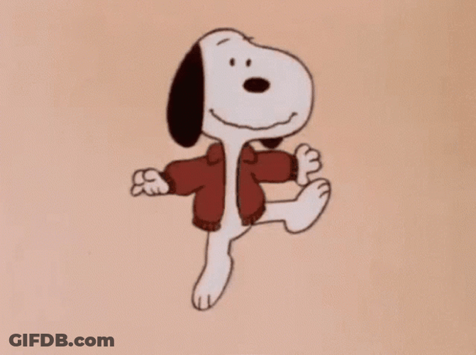 Cool Snoopy Dance Moves GIF