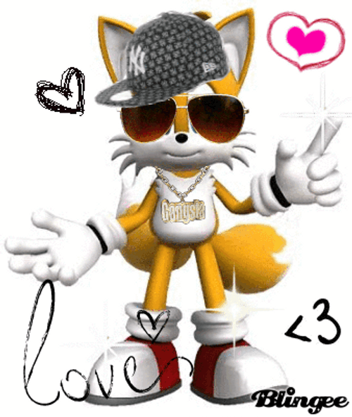 Cool Tails Heart GIF