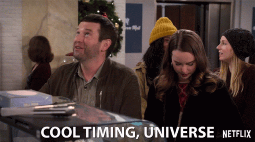 Cool Timing Universe GIF
