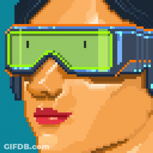 Cool To The Future Download Glasses GIF