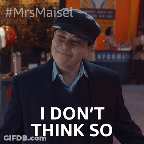 Cool Woman Says I Dont Think So GIF