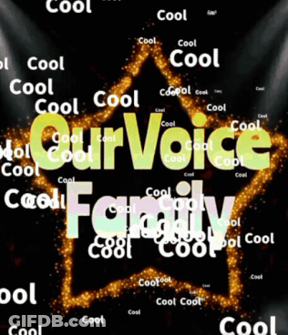 Cool Word On Black Background GIF