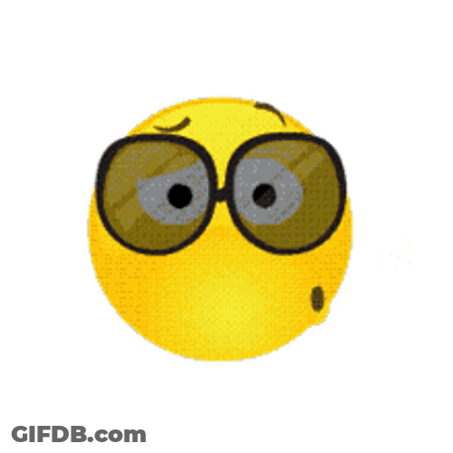 Cool Worried Face Emoji Music Whistle Pout GIF