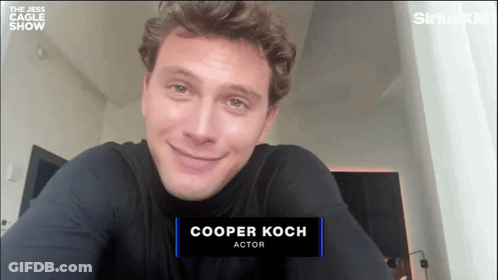 Cooper Koch Smiling At Camera GIF