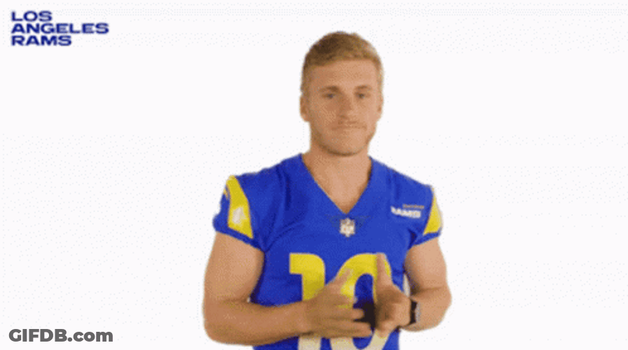 Cooper Kupp In His Number Ten Jersey GIF